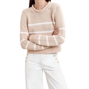 La Ligne Mini Marina Sweater in Camel and Cream size Women’s Medium